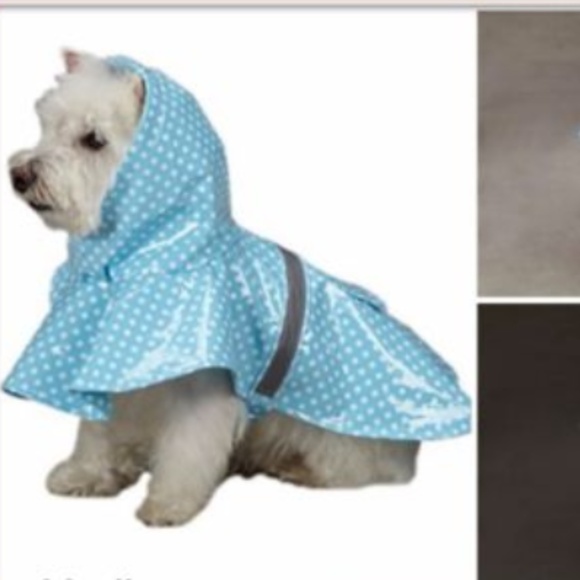 Polka Dot Dog Rain Jacket - Picture 2 of 2